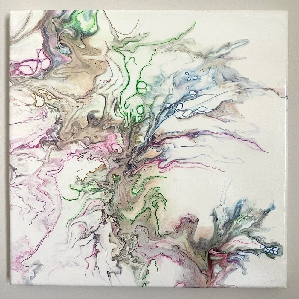 Original Acrylic Painting One of a Kind Unique Made in NC - Picture 4 of 5